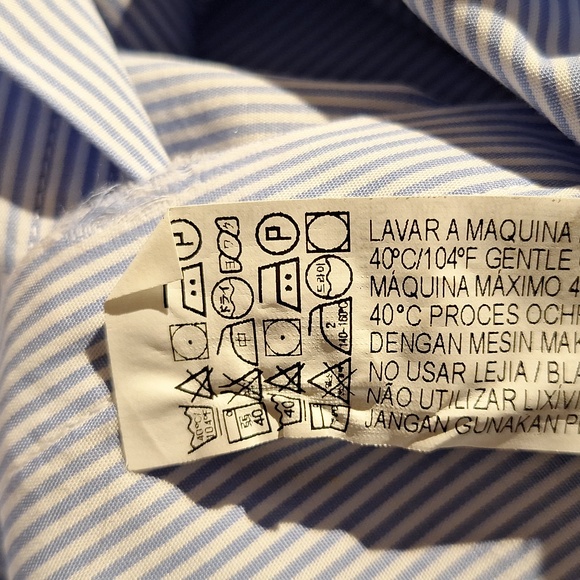 Zara Striped Distructex Painters Shirt - Picture 12 of 13